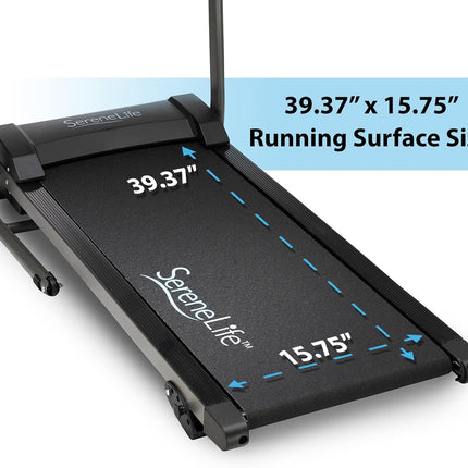 Folding Treadmill Exercise Running Machine - Electric Motorized Running Exercise Equipment