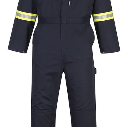F128 Iona Xtra Reflective Coverall Navy, Small