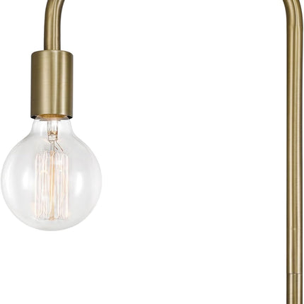 Electric 67068 Holden 70" Floor Lamp, Matte Brass, In-Line On/Off Foot Switch