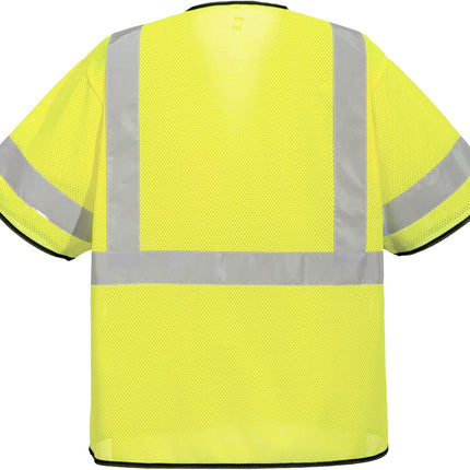US397 Hi Vis Tampa Mesh Class 3 Vest Safety Waistcoat Lightweight Breathable Reflective Workwear High Visibility