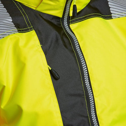 PW3 Hi-Vis Winter Jacket Work Safety Protective Reflective Waterproof Coat ANSI 3, XXL