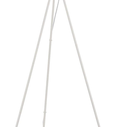 Home 57" Tripod Floor Lamp, Modern, Industrial, Transitional for Bedroom, Living Room, Office, White