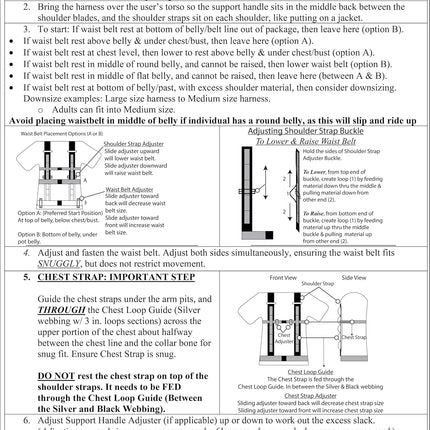 Harness - Aiding in Patient Fall Prevention & Balance & Stability. for Epilepsy, Parkinson'S, Elderly Care and More. Beneficial for Pt/Ot'S. Increasing Patient Safety over Gait Belts.