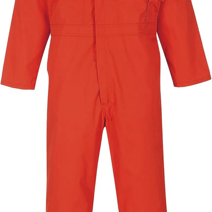 C813 Liverpool Zipper Coverall Red, Large