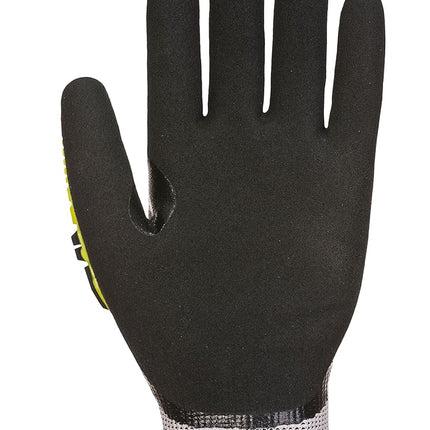 AP55 anti Impact Waterproof Safety Work Gloves - Cut Resistant and Impact Reducing Protective Work Gloves Grey/Black, Medium