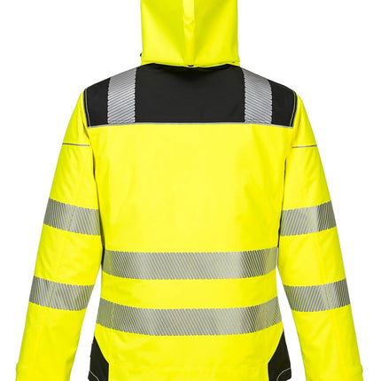 PW3 Hi-Vis Winter Jacket Work Safety Protective Reflective Waterproof Coat ANSI 3, Medium