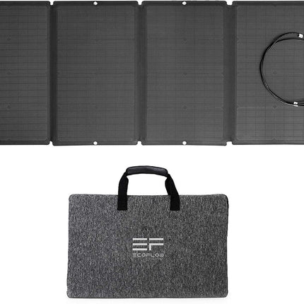 160W Portable Solar Panel for Power Station, Foldable Solar Charger with Adjustable Kickstand, Waterproof IP67 for Outdoor Camping,Rv,Off Grid System